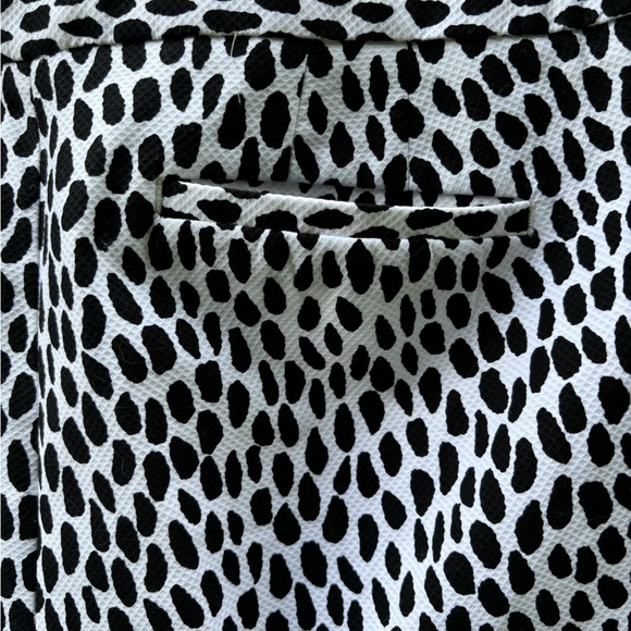 Talbots Black & White Pique Crops, Size 12P - Picture 6 of 8